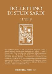 Bollettino di studi sardi (2018). Vol. 11