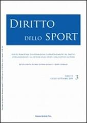 Diritto dello sport (2008). Vol. 3