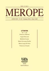 Merope. Vol. 63: Letteratura