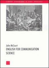 English for Communication Science