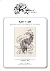 Koi fish. A blackwork design
