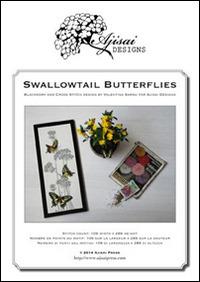 Swallowtail butterflies. Cross stitch and blackwork design - Valentina Sardu - Libro Marcovalerio 2014, Ajisaipress | Libraccio.it