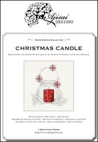 Christmas candle. Cross stitch and blackwork design - Valentina Sardu - Libro Marcovalerio 2014, Ajisai Blackwork | Libraccio.it