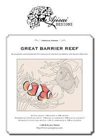 Great Barrier Reef. Blackwork and Cross Stitch Design by Valentina Sardu for Aljisai Designs - Valentina Sardu - Libro Marcovalerio 2018 | Libraccio.it