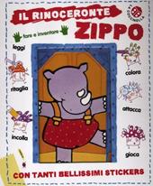 Il rinoceronte Zippo. Con adesivi