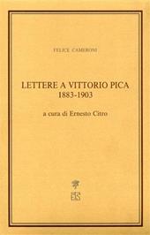 Lettere a Vittorio Pica (1883-1903)