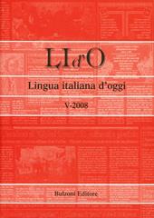 LI d'O. Lingua italiana d'oggi (2008). Vol. 5