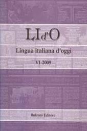 LI d'O. Lingua italiana d'oggi (2009). Vol. 6