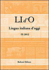LI d'O. Lingua italiana d'oggi (2012). Vol. 9