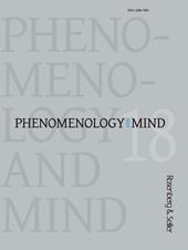 Phenomenology and mind (2020). Vol. 18: Psychopathology and phenomenology. Perspectives.
