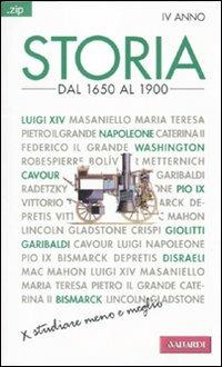 Storia. Vol. 4: Dal 1650 al 1900 - Sandra D'Alessandro - Libro Vallardi A. 2010, Zip | Libraccio.it
