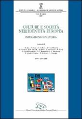 Culture e società nell'identità europea. Interazioni con l'Italia (2003-2004)