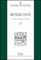 Rendiconti. Classe di scienze matematiche e naturali (2005). Vol. 139