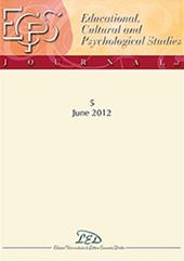 Journal of educational, cultural and psychological studies (ECPS Journal) (2012). Ediz. italiana e inglese. Vol. 5