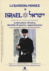 La rassegna mensile di Israel (2017). Vol. 83: Letteratura ebraica, identità di genere, appartenenza