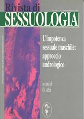 Rivista di sessuologia (1996). Vol. 1: L'impotenza sessuale maschile: approccio andrologico.