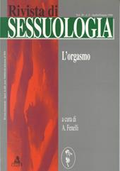 Rivista di sessuologia (1996). Vol. 2: L'orgasmo.