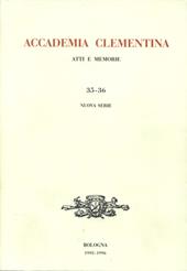Accademia Clementina. Atti e memorie. Nuova serie (35-36)