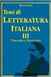 Temi di letteratura italiana. Vol. 3