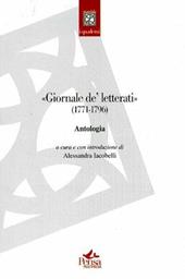 «Giornale de' letterati» (1771-1796). Antologia