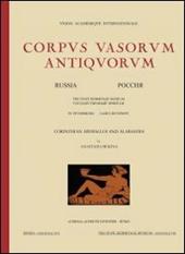 Corpus vasorum antiquorum. Russia. Ediz. illustrata. Vol. 16: St. Petersburg. The State Hermitage Museum.
