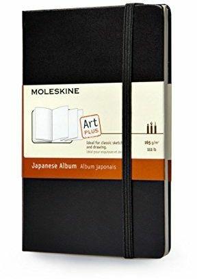 Art Japanese Album Moleskine pocket copertina rigida nero. Black  Moleskine 2021 | Libraccio.it