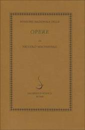 L' edizione nazionale delle opere di Niccolò Machiavelli