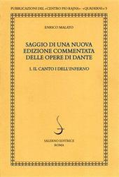 Saggio di una nuova edizione commentata delle opere di Dante. Vol. 1: canto I dell'Inferno, Il.