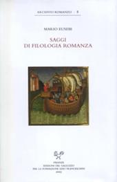 Saggi di filologia romanza. Ediz. italiana e francese