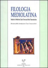 Filologia mediolatina. Studies in medieval latin texts and their transmission (2016). Vol. 23