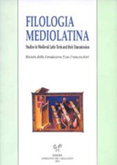 Filologia mediolatina. Studies in medieval latin texts and their transmission (2019). Vol. 26