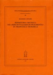Repertorio metrico dei «Rerum vulgarium fragmenta» di Francesco Petrarca