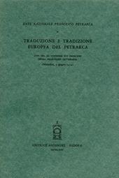 Traduzione e tradizione europea del Petrarca. Atti del 3º Convegno (Monselice, 9 giugno 1974)