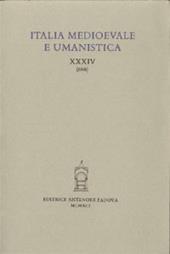 Italia medioevale e umanistica. Vol. 44