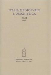 Italia medioevale e umanistica. Vol. 46