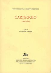 Carteggio 1908-1940