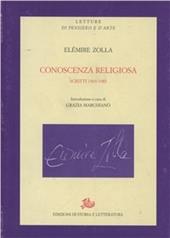 Conoscenza religiosa. Scritti 1969-1983