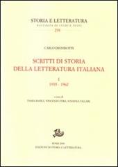 Scritti di storia della letteratura italiana. Vol. 1: 1935-1962.