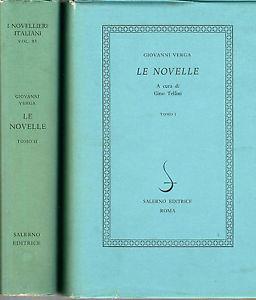 Le novelle - Giovanni Verga - Libro Salerno 1980, I novellieri italiani | Libraccio.it