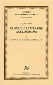 Cronache letterarie anglosassoni. Vol. 2: Cronache inglesi e americane