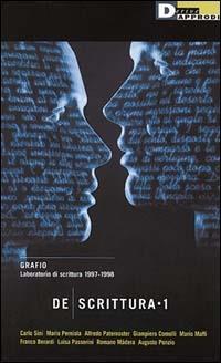 Grafio. Laboratorio di scrittura 1997-1998. De scrittura 1  - Libro DeriveApprodi, Seminari | Libraccio.it