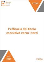 L'efficacia del titolo esecutivo verso i terzi