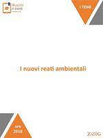   I nuovi reati ambientali
