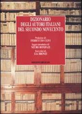 Dizionario degli autori italiani del secondo Novecento