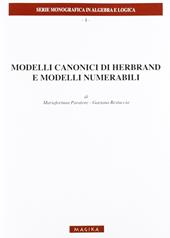 Modelli canonici di Herbrand e modelli numerabili