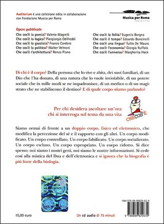 Che cos'è il corpo? Audiolibro. CD Audio - Stefano Rodotà - Libro Luca Sossella Editore 2012, Auditorium | Libraccio.it