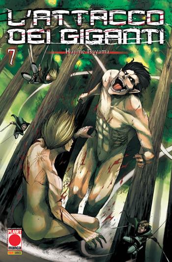 L' attacco dei giganti. Vol. 7 - Hajime Isayama - Libro Panini Comics 2018 | Libraccio.it