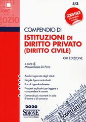 Compendio di istituzioni di diritto privato (diritto civile)