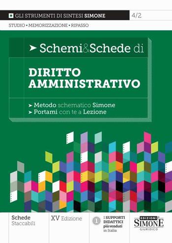 Schemi & schede di diritto amministrativo  - Libro Edizioni Giuridiche Simone 2024, Schemi & Schede | Libraccio.it