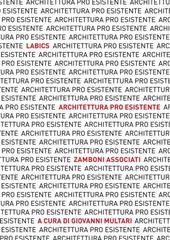 Architettura pro esistente. Labics. Zamboni associati. Ediz. italiana e inglese